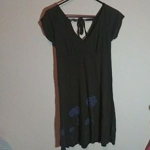T shirt dress with flowers